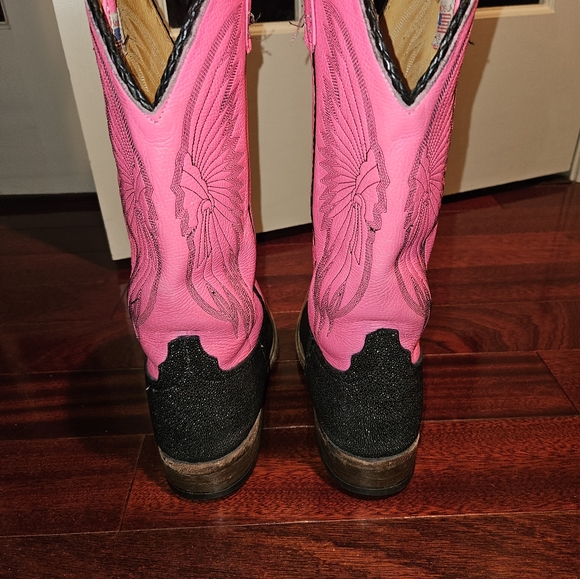 Andeson Bean authentic stingray square toe boots size 9B main image 10